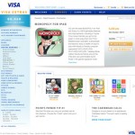 Visa Extras Rewards page