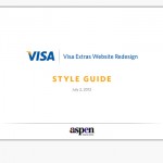 Visa Extras website style guide